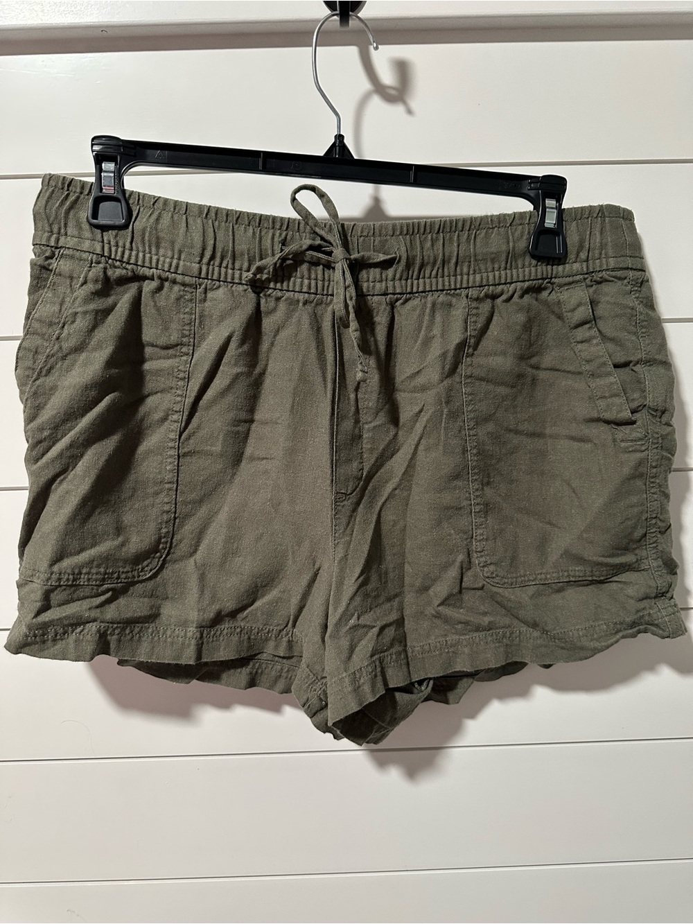 GAP Olive Drawstring Cargo Shorts